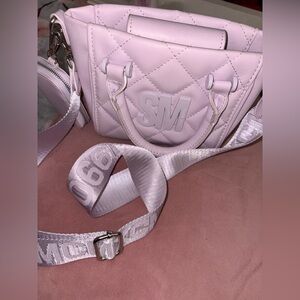 Steve Madden Pink Quilted Mini Bag